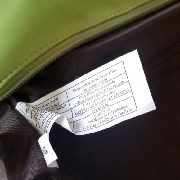 Silver and Green Mini Bag with Structured Design - Picture 8 of 8